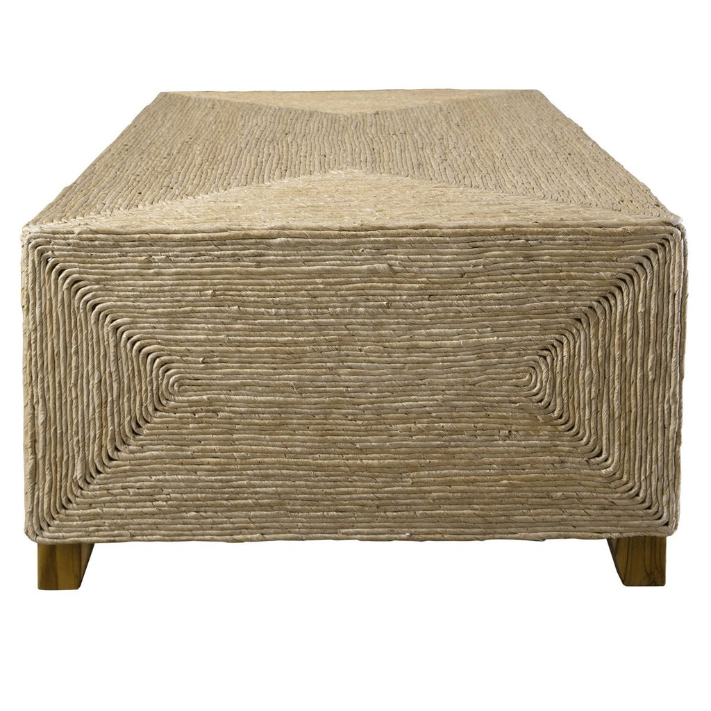 Rora Woven Coffee Table - Bombay Mercantile
