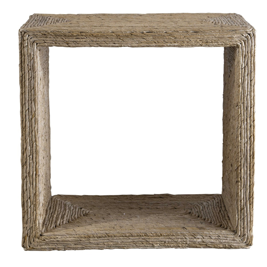 Rora Woven Accent Table - Bombay Mercantile