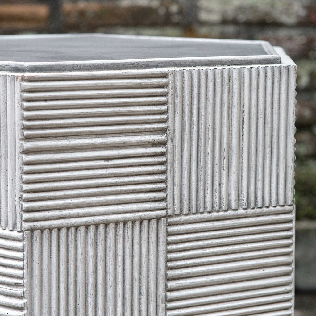 Silo Hexagonal Accent Table - Bombay Mercantile