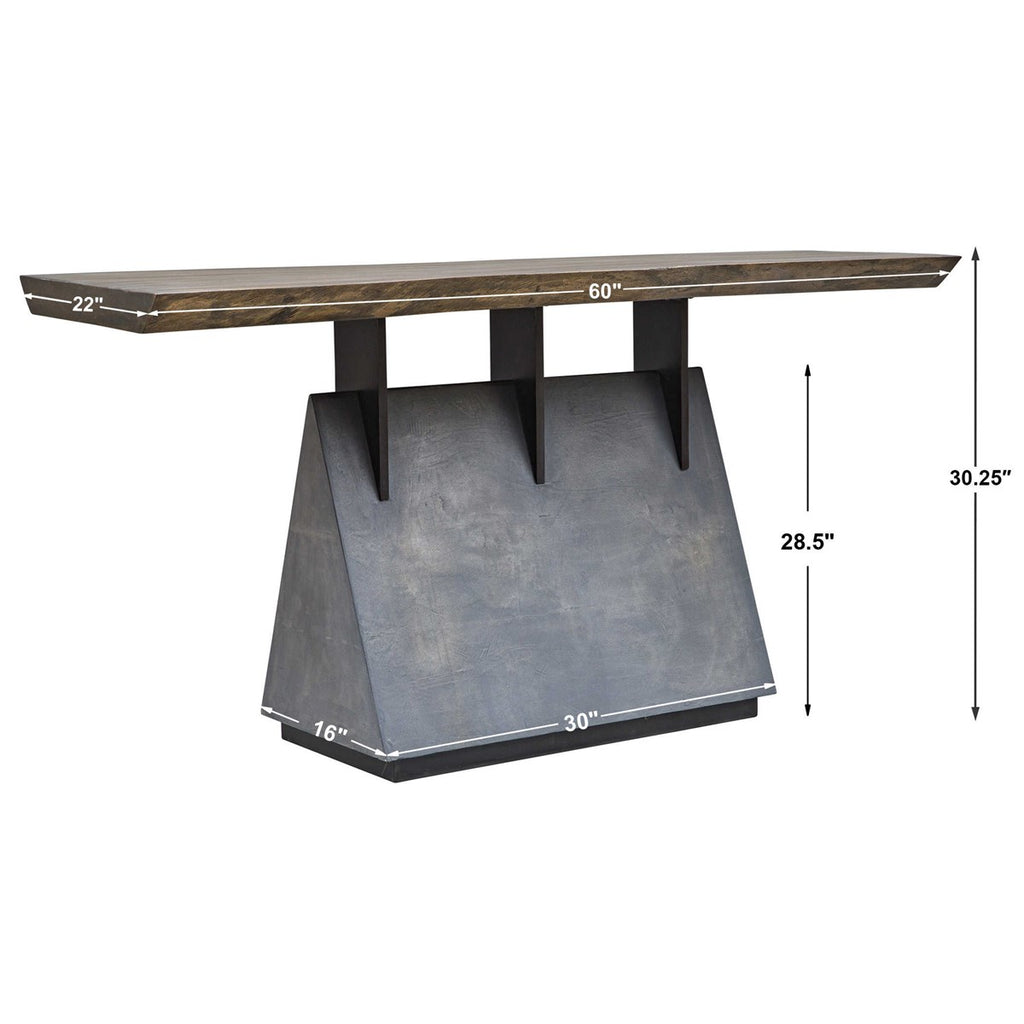 Vessel Industrial Console Table - Bombay Mercantile
