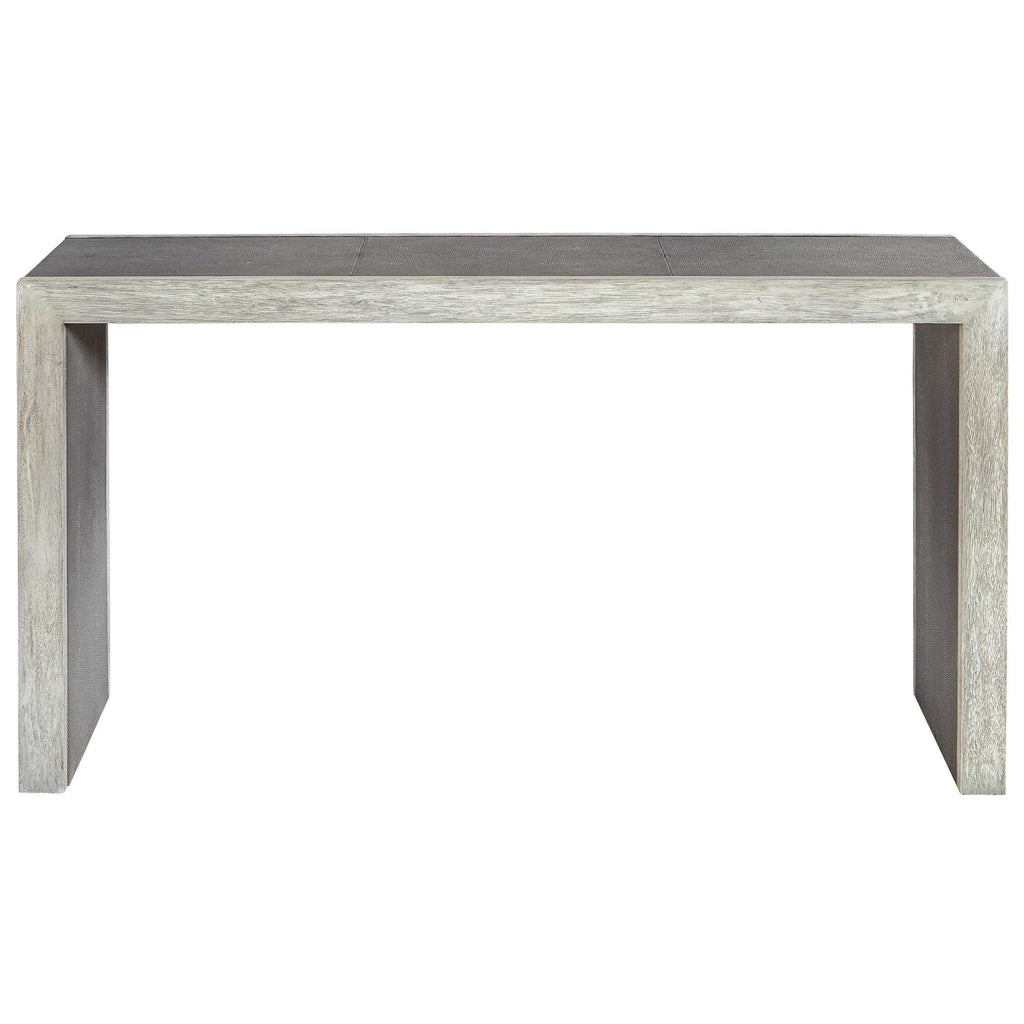 Aerina Aged Gray Console Table - Bombay Mercantile