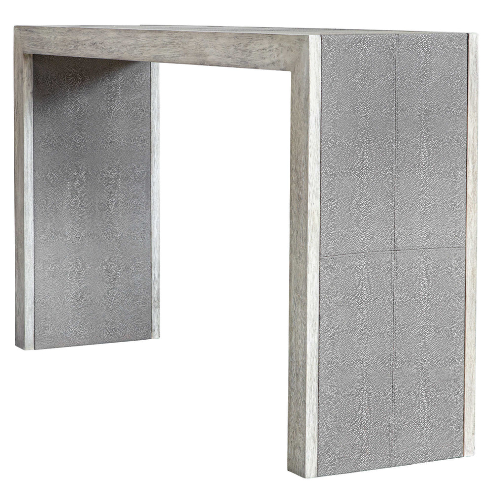 Aerina Aged Gray Console Table - Bombay Mercantile