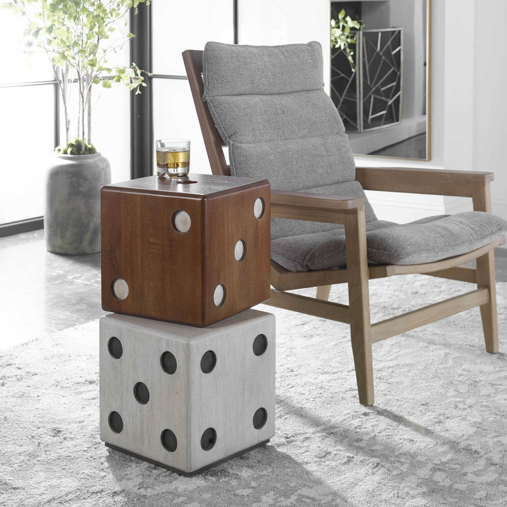 Roll The Dice Accent Table - Bombay Mercantile
