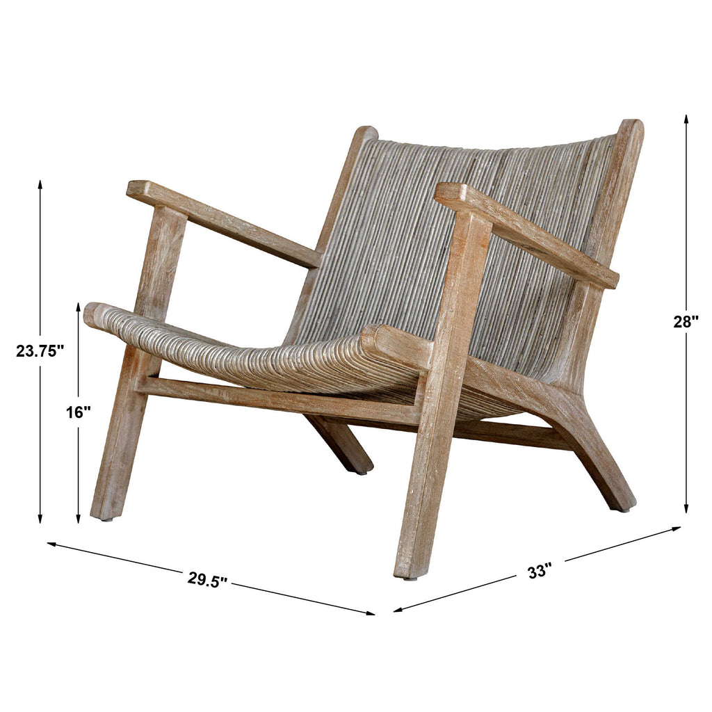 Aegea Rattan Accent Chair - Bombay Mercantile