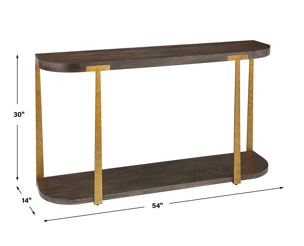 Palisade Wood Console Table - Bombay Mercantile