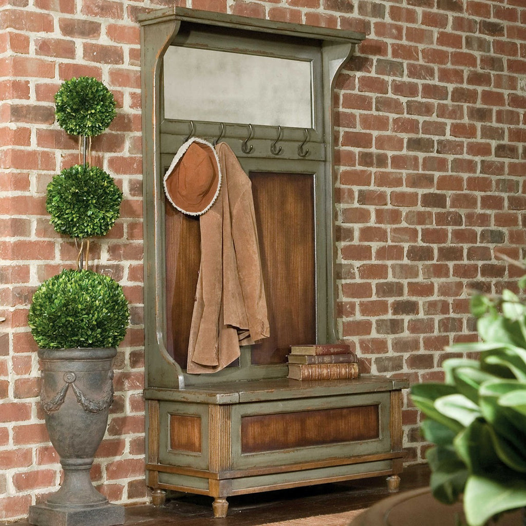 Riyo Distressed Hall Tree - Bombay Mercantile