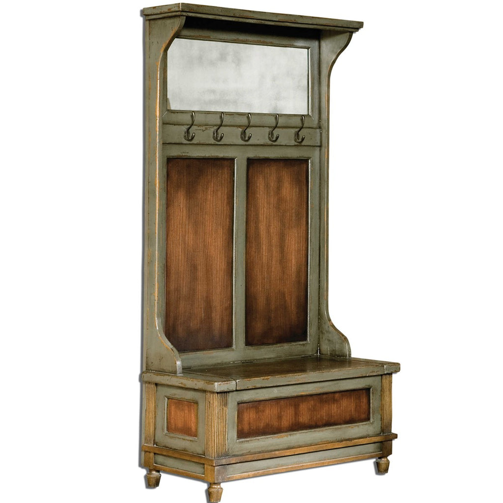 Riyo Distressed Hall Tree - Bombay Mercantile