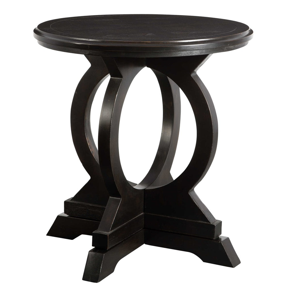 Maiva Black Side Table - Bombay Mercantile