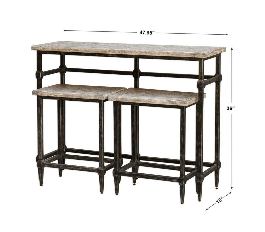 Tameron Bistro Set Set of 3 - Bombay Mercantile