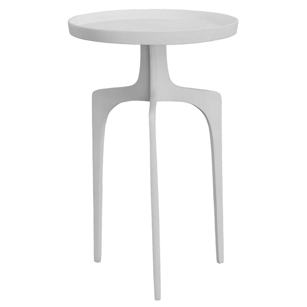 Kenna White Accent Table - Bombay Mercantile