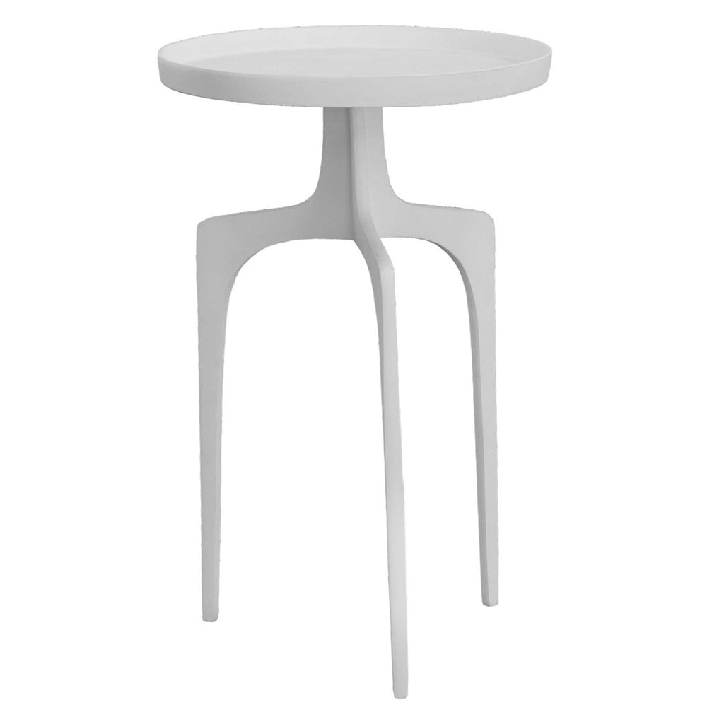 Kenna White Accent Table - Bombay Mercantile