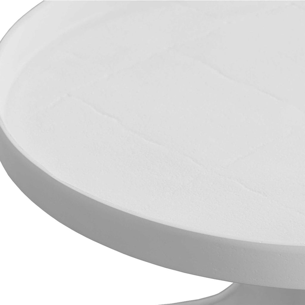 Kenna White Accent Table - Bombay Mercantile