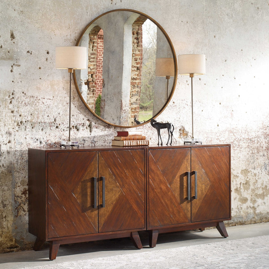 Liri Mid-Century Accent Cabinet - Bombay Mercantile