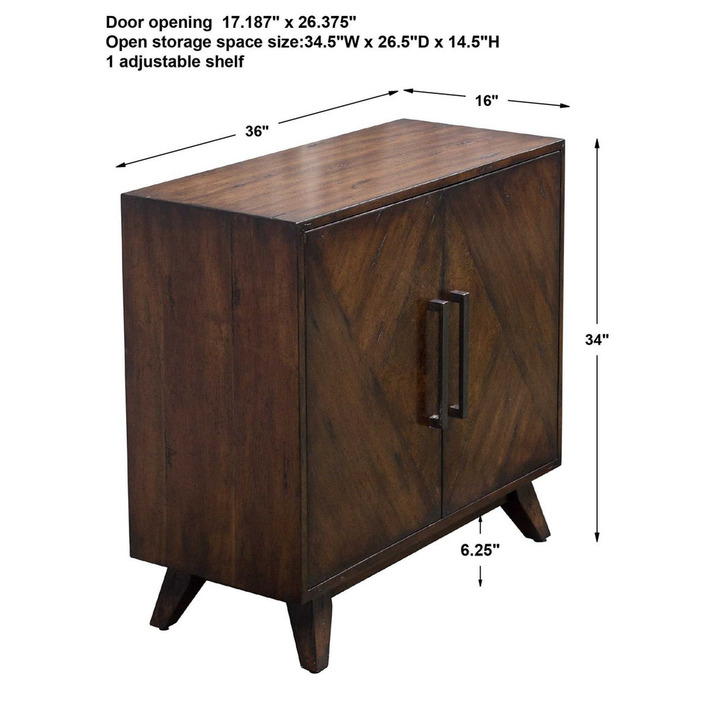 Liri Mid-Century Accent Cabinet - Bombay Mercantile