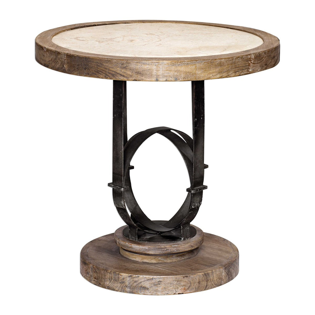 Sydney Light Oak Side Table - Bombay Mercantile