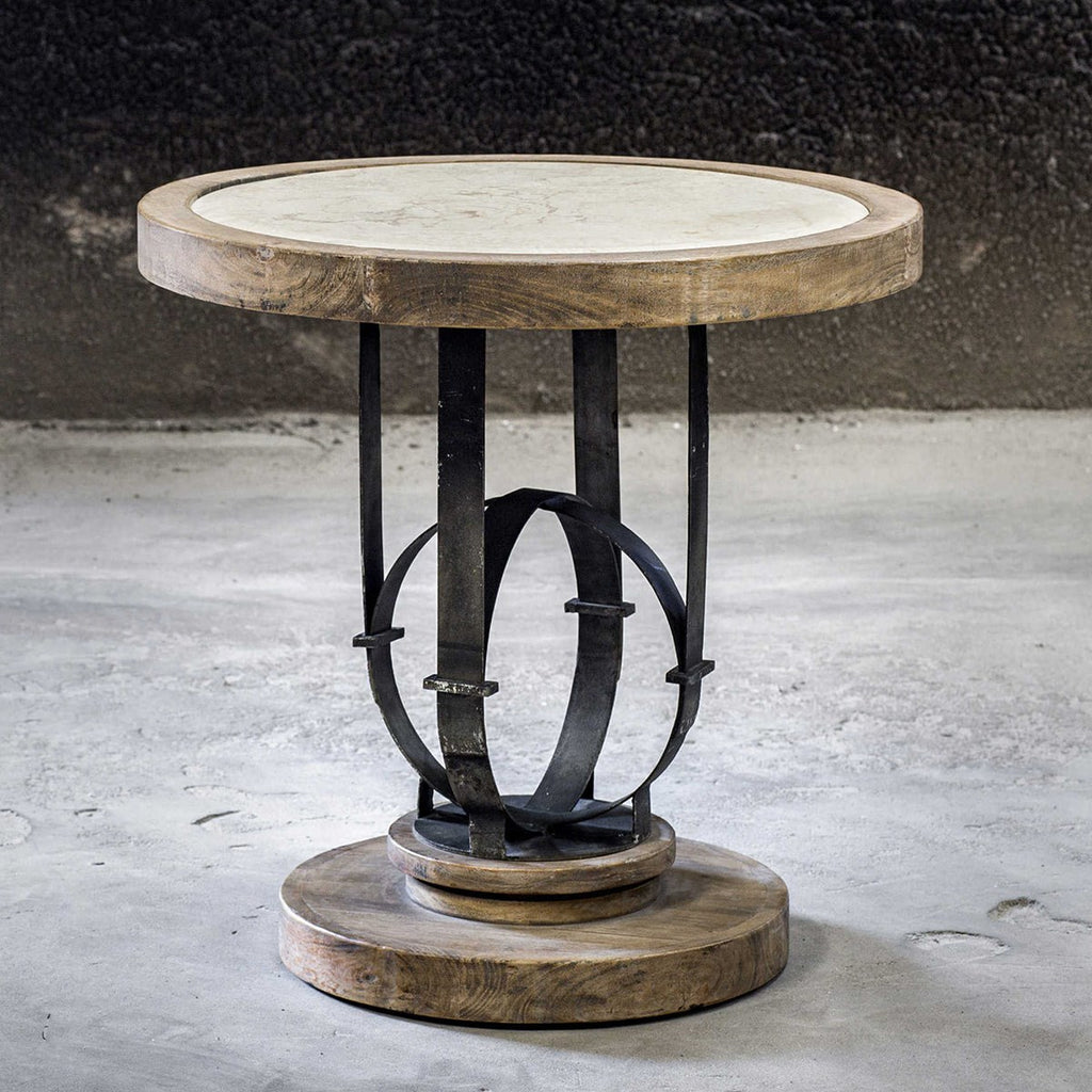 Sydney Light Oak Side Table - Bombay Mercantile