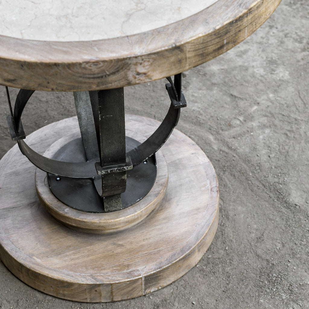 Sydney Light Oak Side Table - Bombay Mercantile