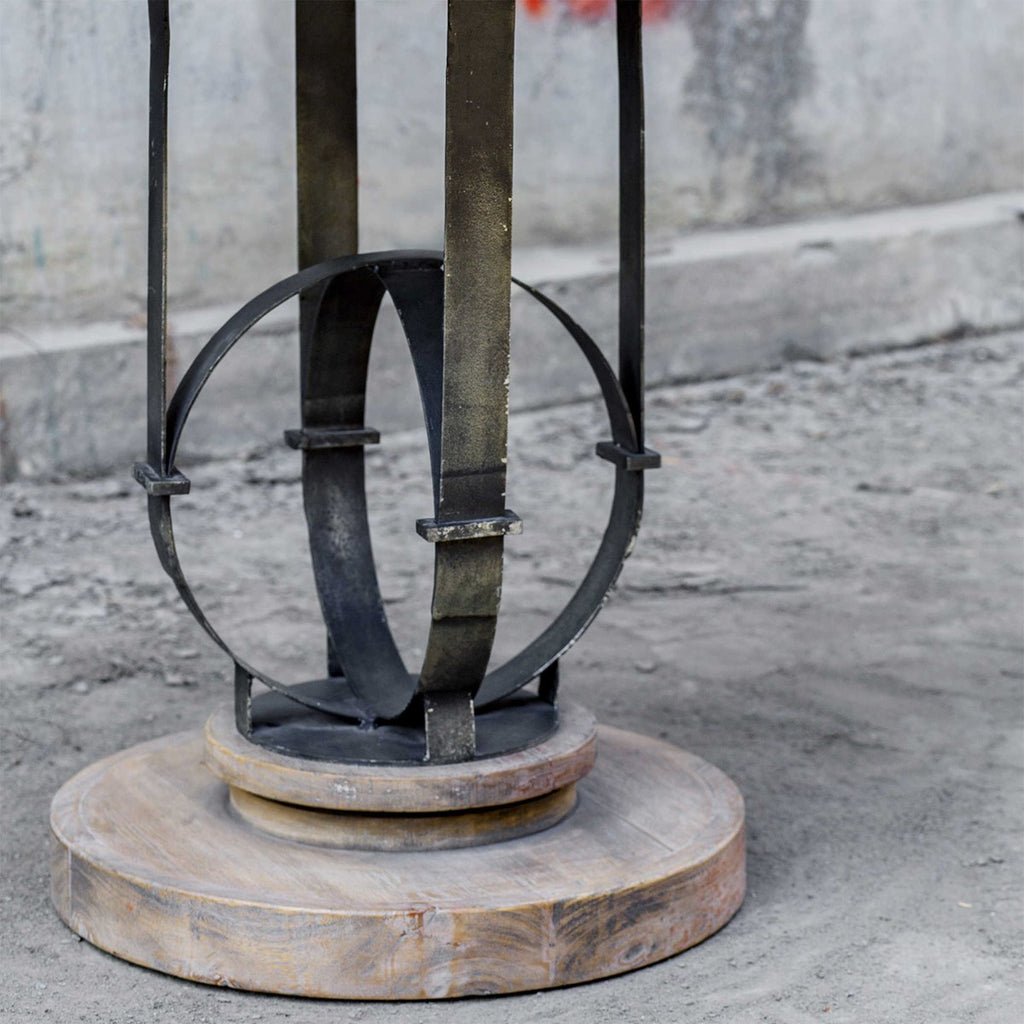 Sydney Light Oak Side Table - Bombay Mercantile