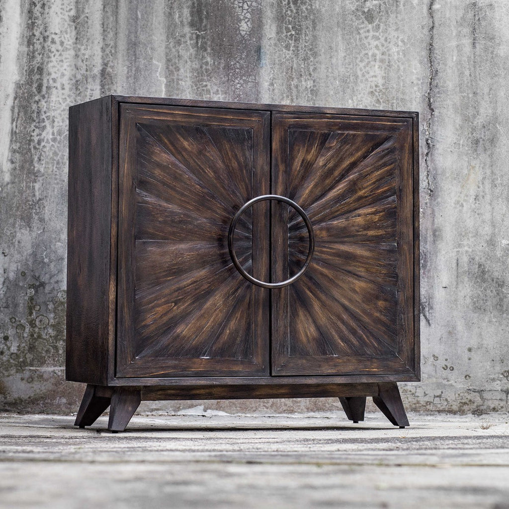 Kohana Black Console Cabinet - Bombay Mercantile