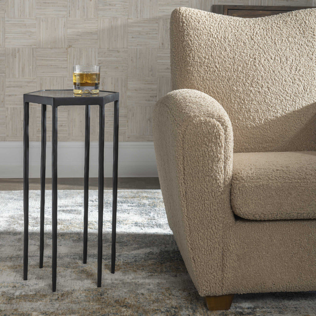 Aviary Hexagonal Accent Table - Bombay Mercantile