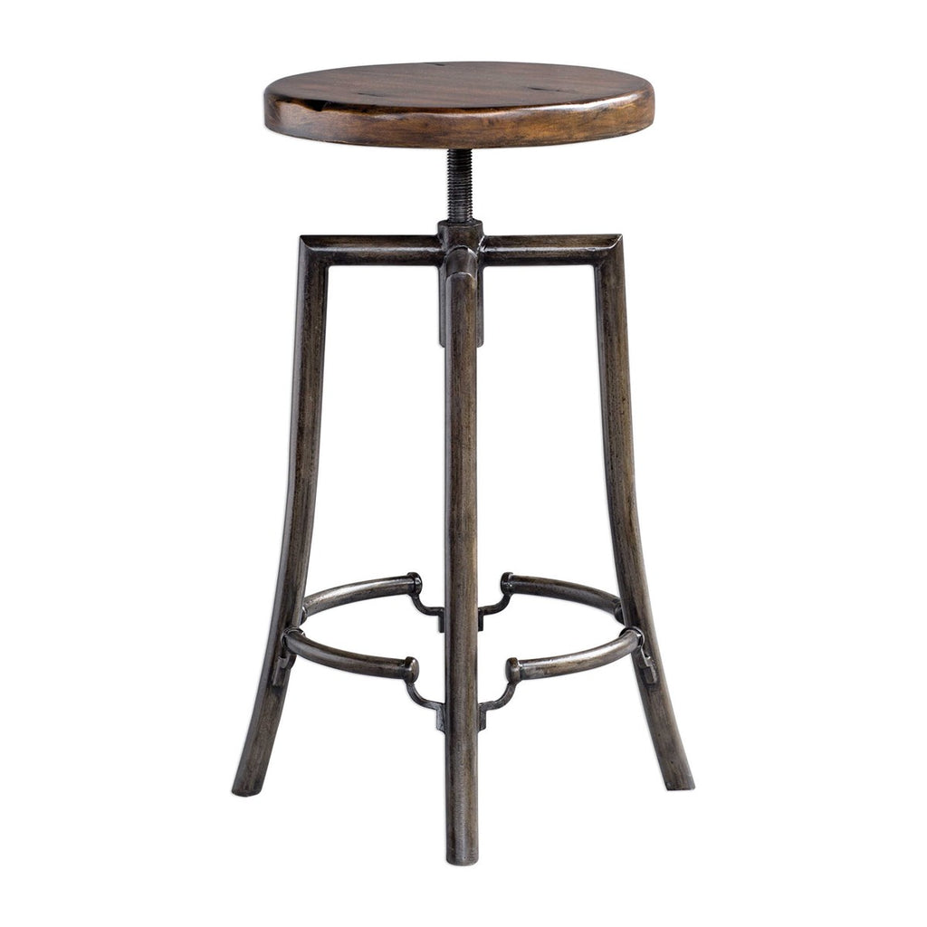 Westlyn Industrial Bar Stool - Bombay Mercantile