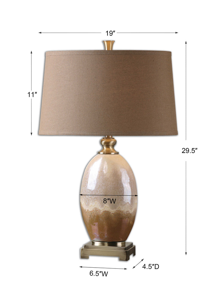 Eadric Ceramic Table Lamp - Bombay Mercantile