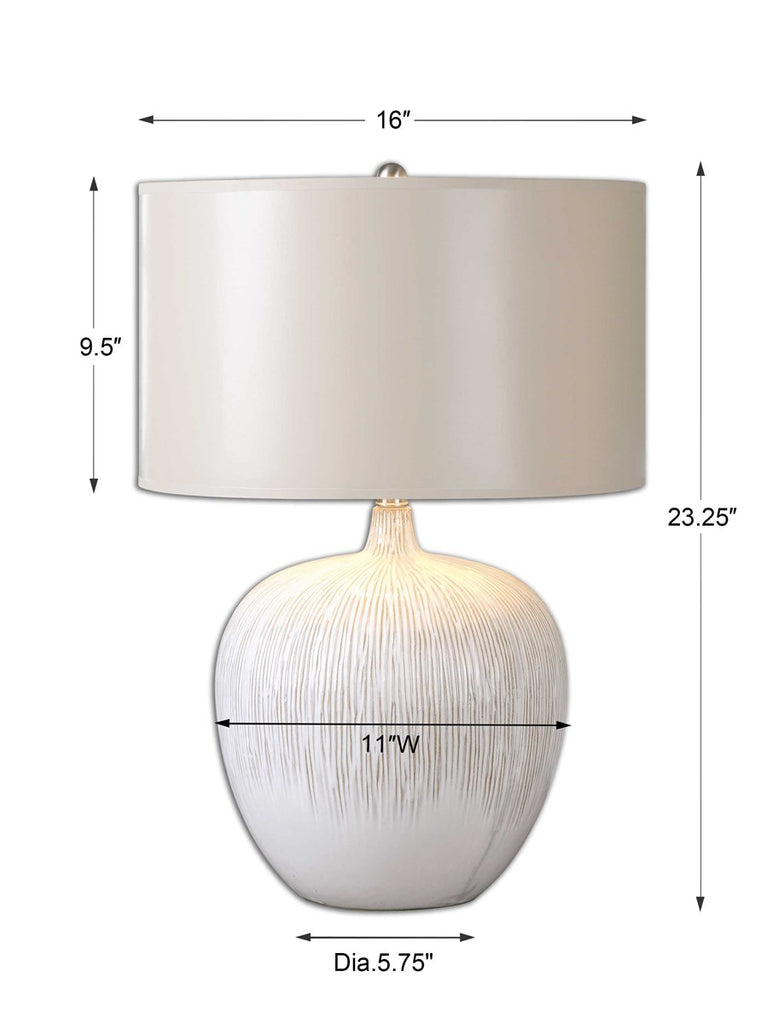 Georgios Textured Ceramic Lamp - Bombay Mercantile
