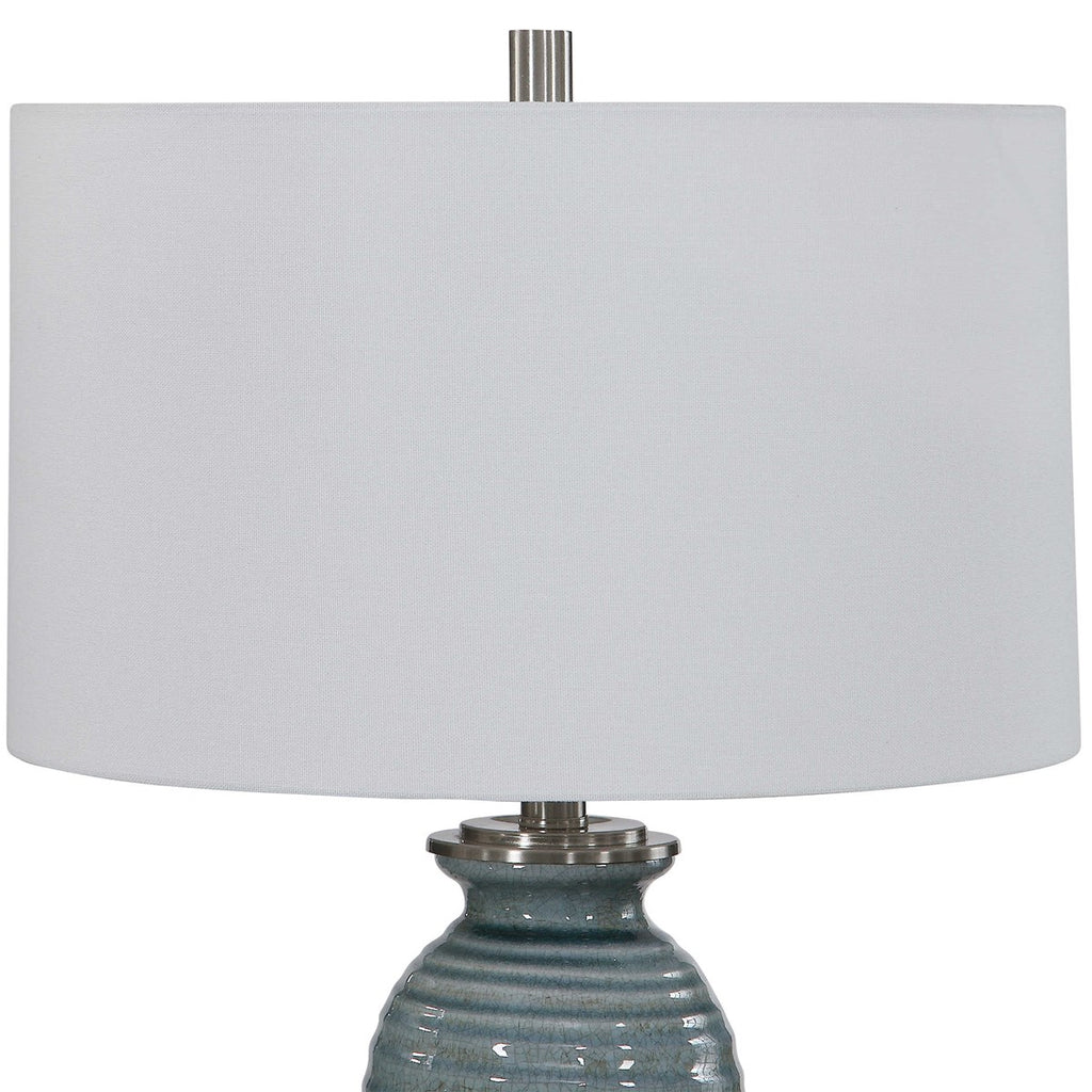Zaila Light Blue Table Lamp - Bombay Mercantile