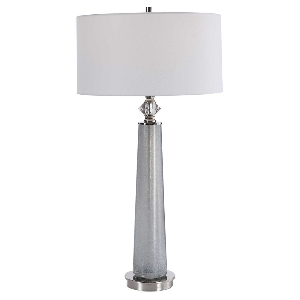 Grayton Frosted Art Table Lamp - Bombay Mercantile