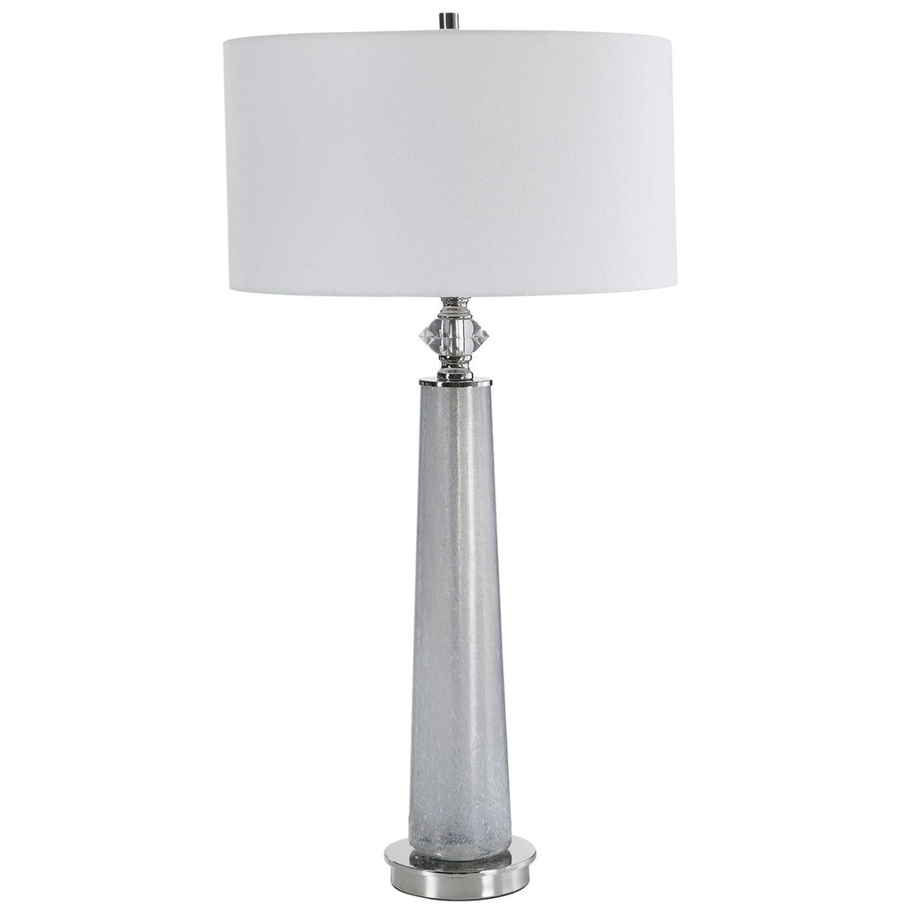Grayton Frosted Art Table Lamp - Bombay Mercantile