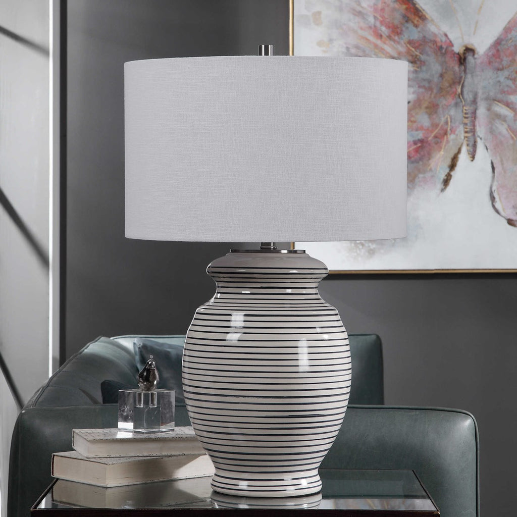 Marisa Off White Table Lamp - Bombay Mercantile