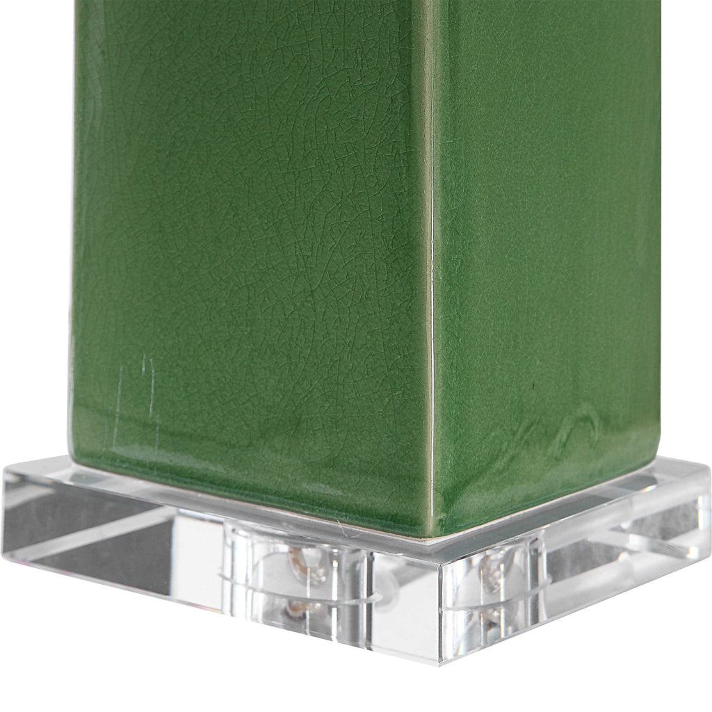 Aneeza Tropical Green Table Lamp - Bombay Mercantile