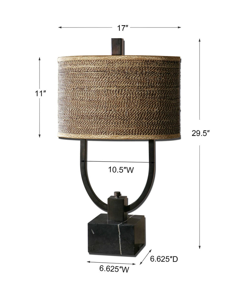 Stabina Metal Table Lamp - Bombay Mercantile