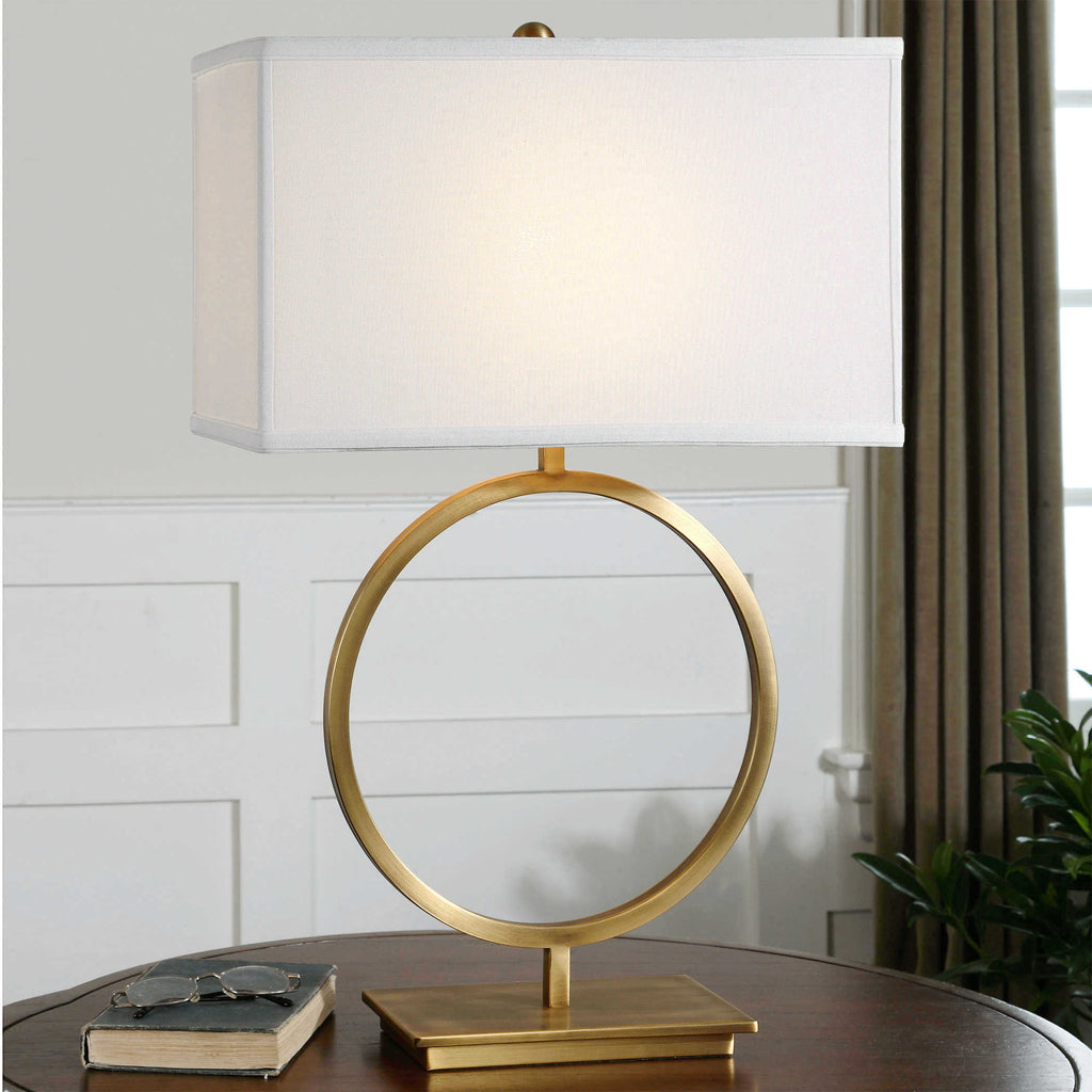Duara Circle Table Lamp - Bombay Mercantile