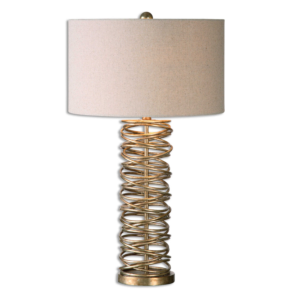 Amarey Metal Ring Table Lamp - Bombay Mercantile