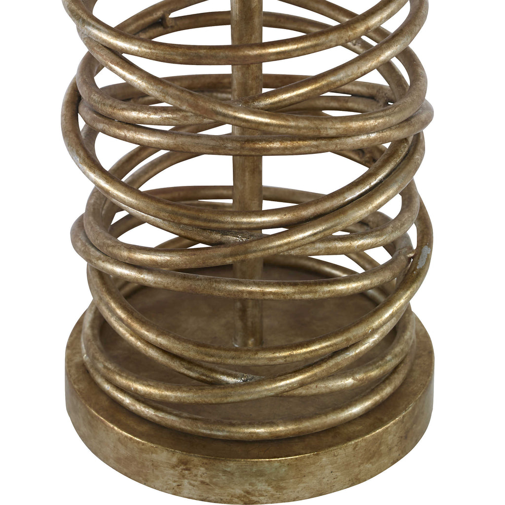 Amarey Metal Ring Table Lamp - Bombay Mercantile