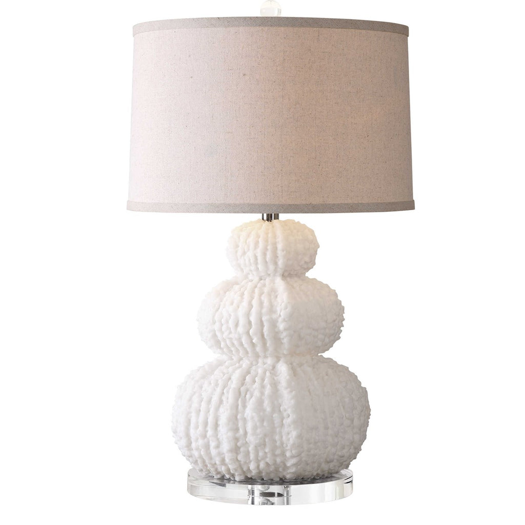 Fontanne Shell Ivory Table Lamp - Bombay Mercantile