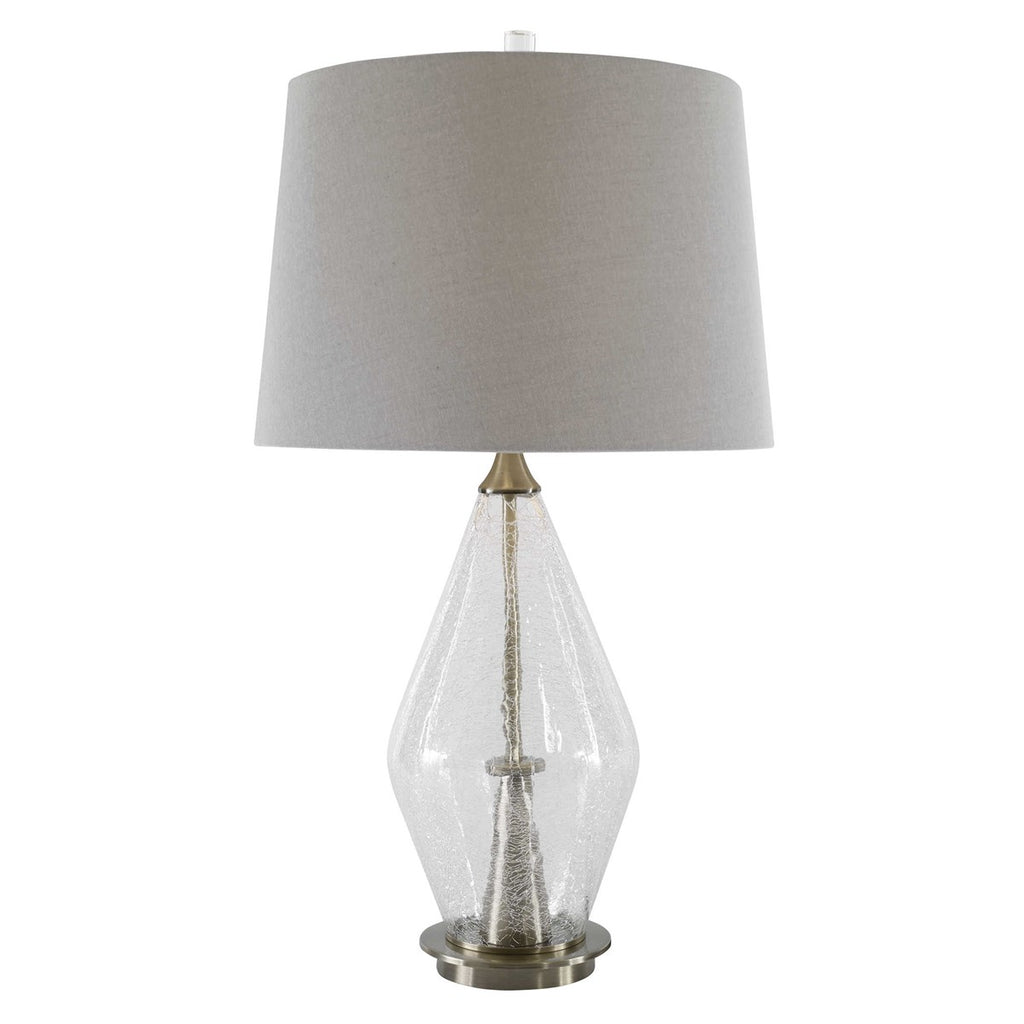 Spezzano Crackled Glass Lamp - Bombay Mercantile