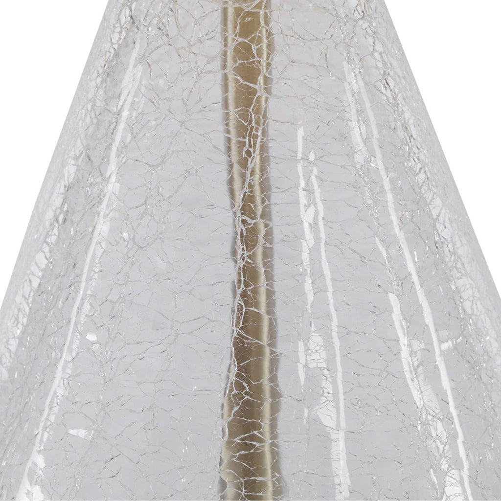 Spezzano Crackled Glass Lamp - Bombay Mercantile