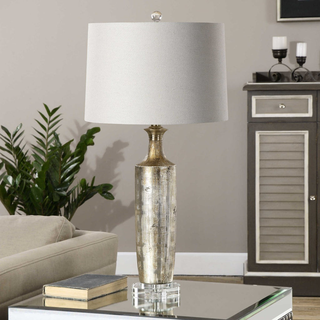 Valdieri Metallic Bronze Lamp - Bombay Mercantile