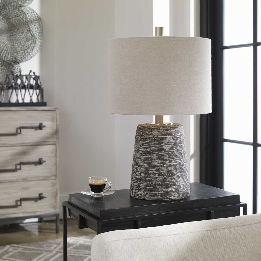 Duron Bronze Ceramic Lamp - Bombay Mercantile
