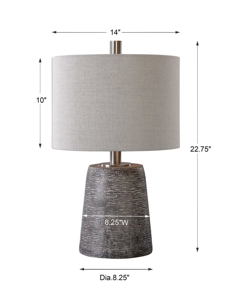 Duron Bronze Ceramic Lamp - Bombay Mercantile