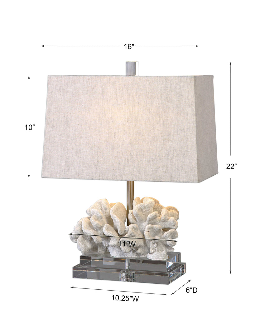 Coral Sculpture Table Lamp - Bombay Mercantile