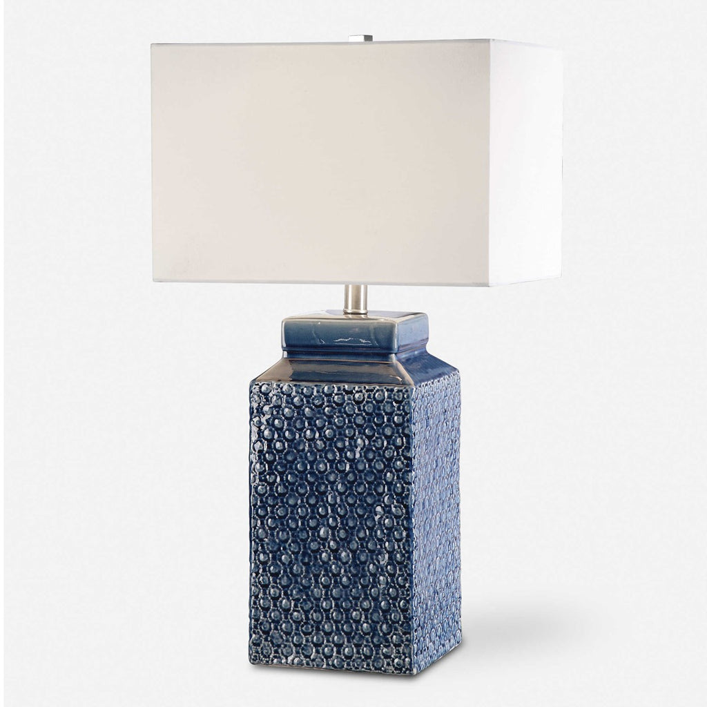 Pero Sapphire Blue Lamp - Bombay Mercantile