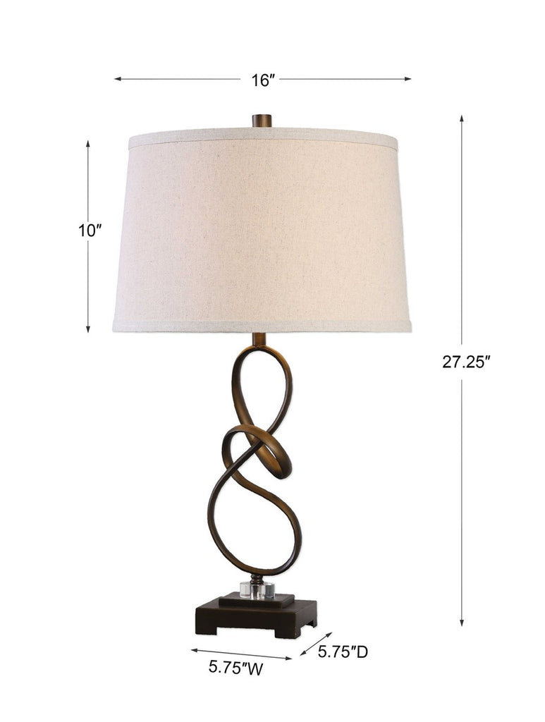 Tenley Oil Rubbed Bronze Lamp - Bombay Mercantile