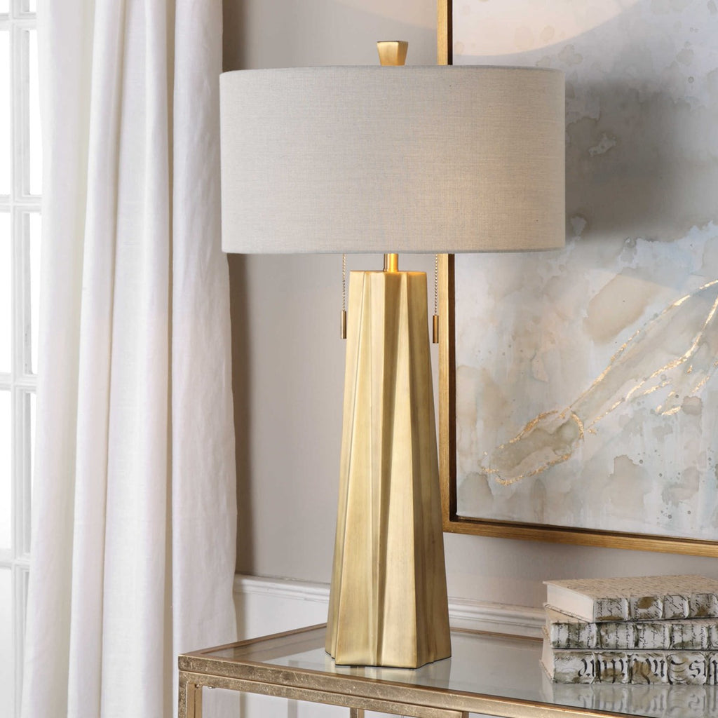 Maris Gold Table Lamp - Bombay Mercantile