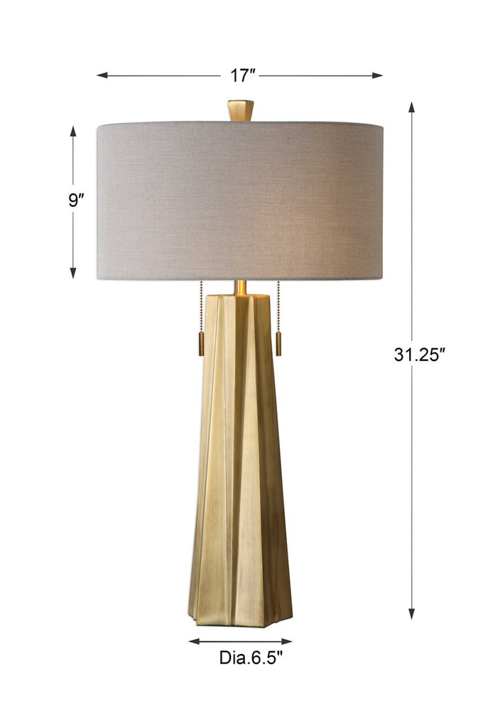 Maris Gold Table Lamp - Bombay Mercantile