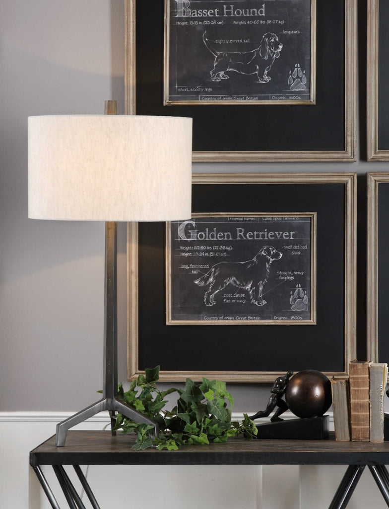 Ivor Cast Iron Lamp - Bombay Mercantile