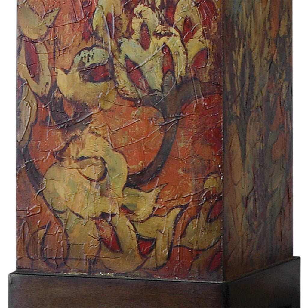Colorful Flowers Table Lamp - Bombay Mercantile