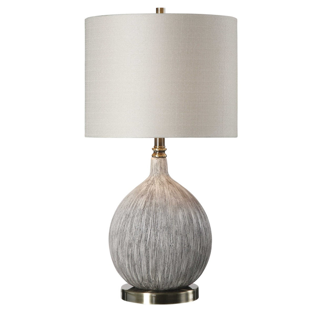 Hedera Textured Ivory Table Lamp - Bombay Mercantile